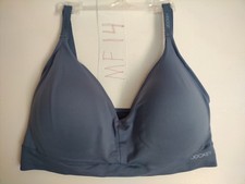 Jockey Women's Bra Sz XXL STEEL BLSEW-IN PADS Seamfree Light Lift Bralette PULL