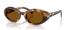 Miu Miu B09S 52 14L20V Sunglasses Havana Honey/Dark Bronze