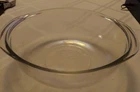Pyrex Bowl By Corning. 2 Qt. Clear. #024, 9" Diameter.  Baking/Microwave, no lid