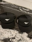 Ford Mustang Pony Snapback Adjustable Black Hats New Lot of 2 Fox Body Stang 5.0 — photo 7