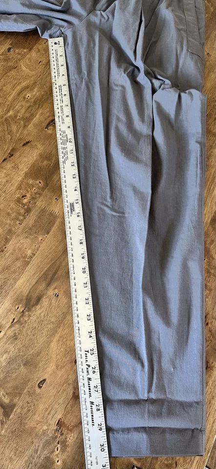 VINTAGE 80S 90S FORENZA HIGH WAIST PARACHUTE BARREL LEG TAPERED PANTS SZ 6 - Image 3 of 4