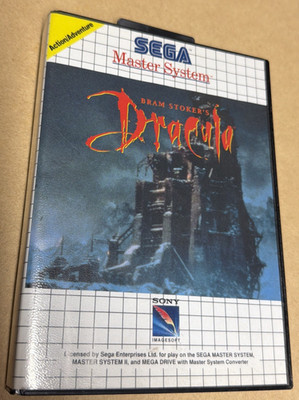 Bram Stoker's DRACULA SEGA MASTER SYSTEM PAL EURO CIB OVP Très Bon état