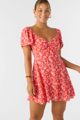O'Neill Carina Short Dress - Women's - Medium / Cayenne
