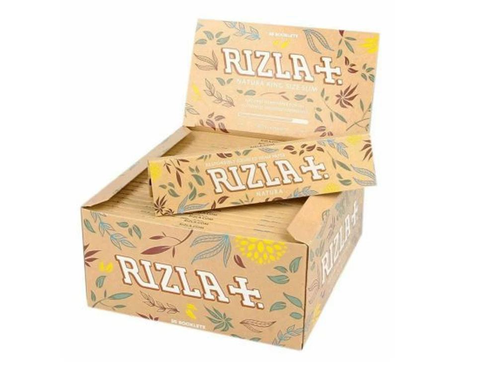 Cartine Rizla Natura Lunghe In Canapa Confezione Da 50 Libretti
