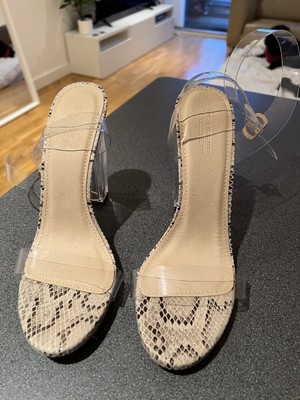 new look clear strap heels
