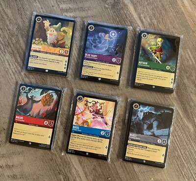 Disney Lorcana Rise of Floodborn COMPLETE COMMON & UNCOMMON FULL SET 126  Cards | eBay