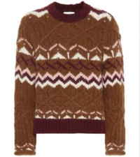 See by Chloe Pullover Norweger Wolle Fair Isl...