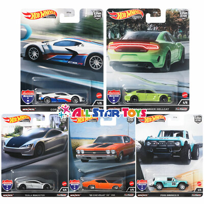 Hot Wheels Premium 2022 Car Culture American Scene 957J 5 CAR YOU