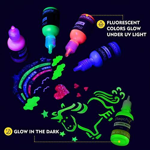 Magicfly Fabric Paint Set 40 Vibrant Colors 3D Paints For Diy Projects - Picture 5 of 12