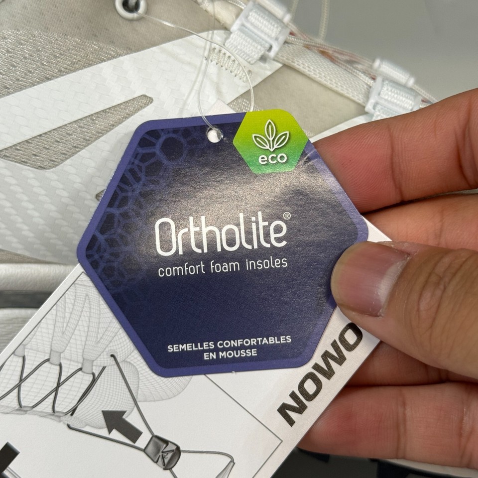 Salomon XT4 OG Mens 10.5 White Ebony Rock Outdoor Plein Air Quicklace