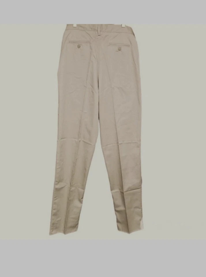 Lands End хаки морщинистый Chino брюки регулируемый необработанный кромки мальчика размер 20 новый - Изображение 2 из 4