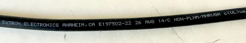 Extron Drawer 26-490-04 VGA-A M-M MD 25ft. Cable NON-PLNM/MHRVGA w/ 3.5mm Audio - Image 4 of 4