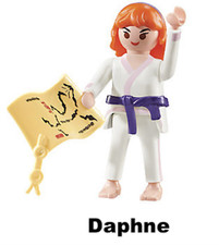 Playmobil Scooby-Doo Ghost Series 2 Blind Bag 70717: DAPHNE BLAKE Opened to ID