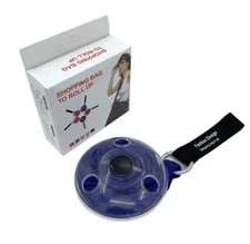 Eco-friendly Roll Up Reusable Polyester Foldable Grocery Shopping Bag BLUE