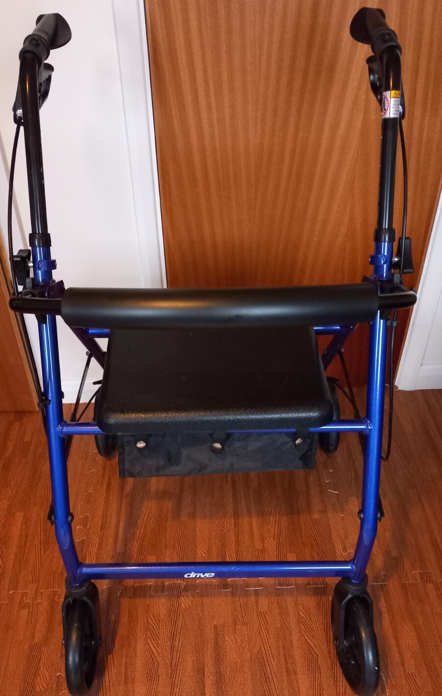 Drive Lightweight 4 Wheel Rollator Mobility Walker With Seat, Storage