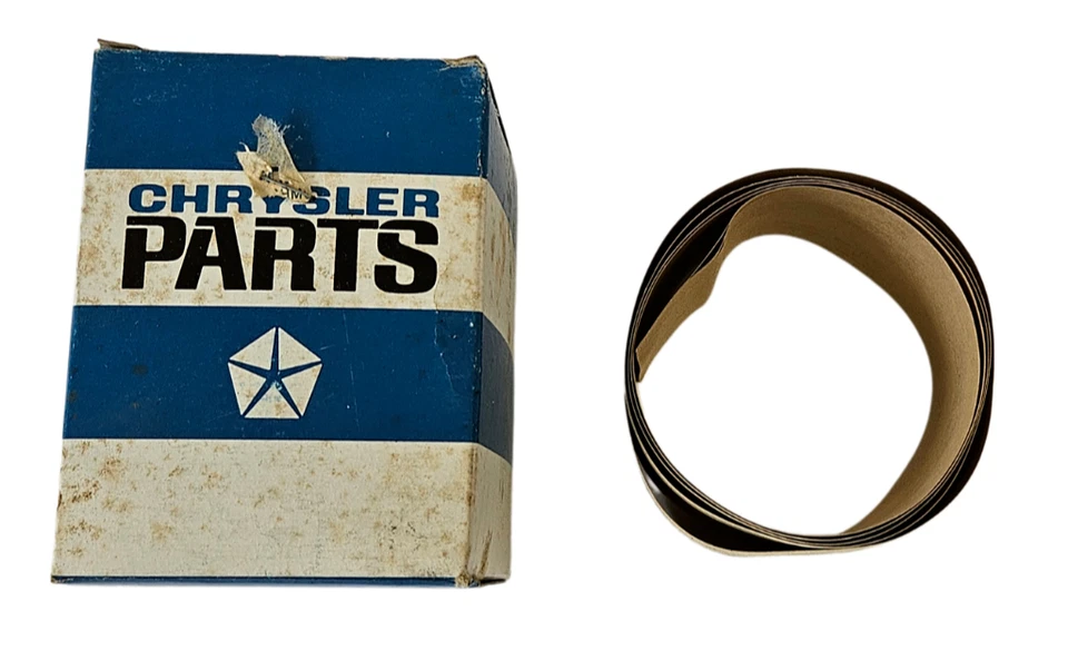 Plymouth Duster 1974 guardabarros delantero izquierdo centro cinta dorada rayas E123JY8 NOS Foto 2 de 4