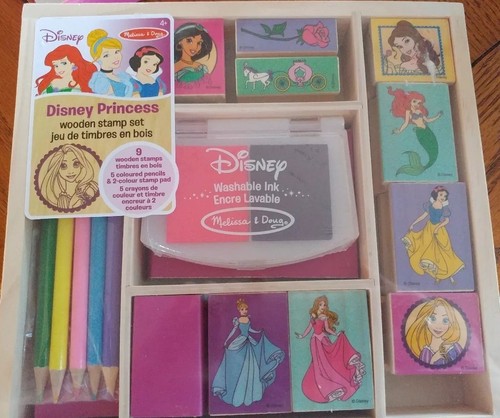 Doug Disney Princess Wooden Stamp Set 