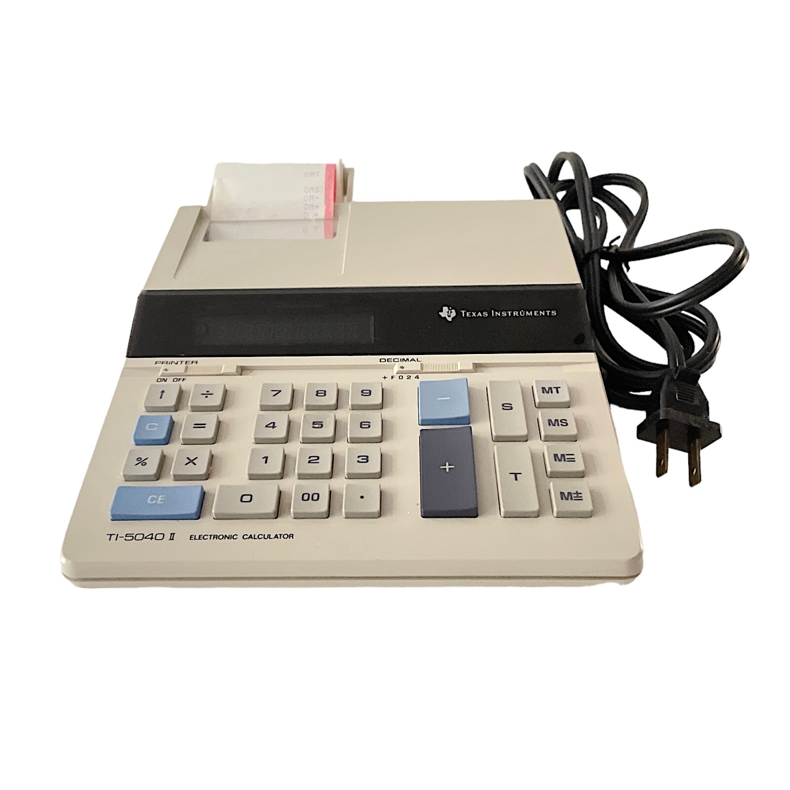 Texas Instruments TI5030 Portable Desktop Electric Printing Calculator
