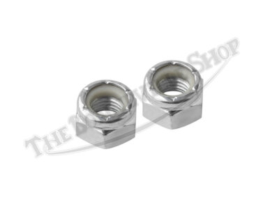 Triumph BSA 350 500 650 750 T-Type Nylock Nut (2) 5/16 inch-24 UNF PN# 14-1902