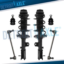 Front Struts & Coil Spring Sway Bars Ball Joints for 2012 - 2017 Hyundai Accent