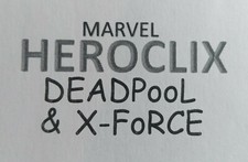 HEROCLIX DEADPooL  X-FoRCE Deadpool 001 A B LOT Six Pack Thunderbolt