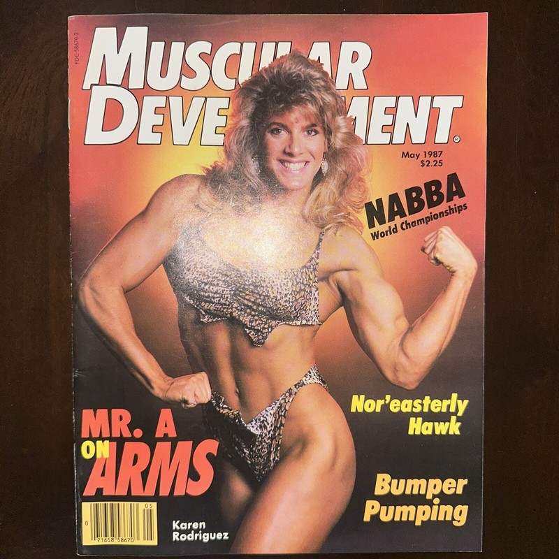 Muscular Development May 1987 Karen Rodriguez