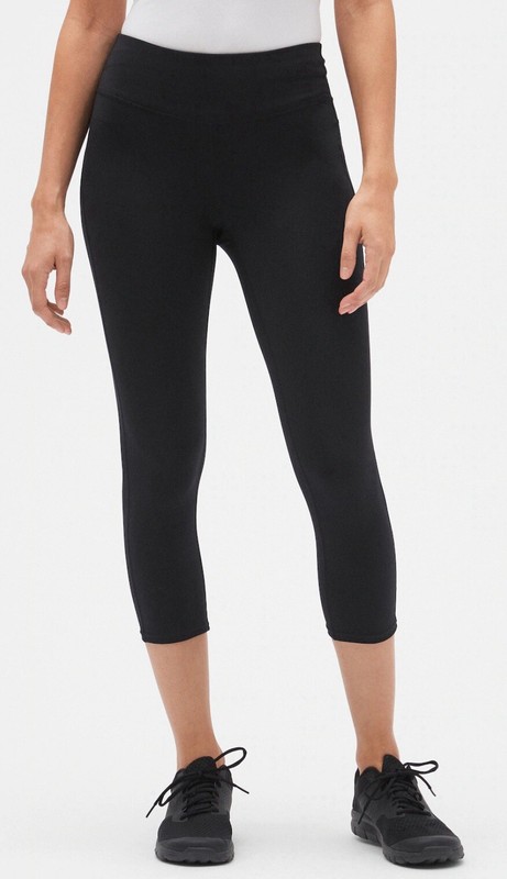 GAPFIT Sport Compression Legging Capris XS True Black FREE SHIPPING!