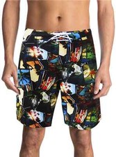 NWT MEN'S SLIM FIT QUICK DRY SUMMER BEACH SWIMWEAR SWIMMING TRUNKS BOARD SHORTS