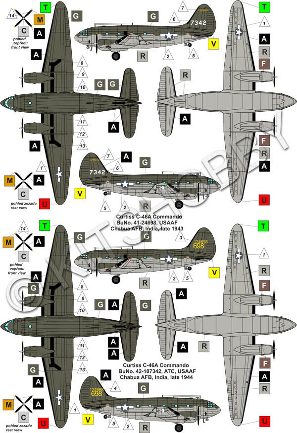 Valom Models 1/72 Curtiss C-46 Commando (The Hump) Model Kit Valom Models 1/72 Curtiss C-46 Commando (The Hump) Model Kit