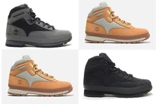 Timberland Men's Euro Hiker Mid Lace Up Gray Black Wheat Style A64RD A28GY A28A2