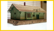 RS Laser 3024 N Scale Cheltenham Station (Kit)