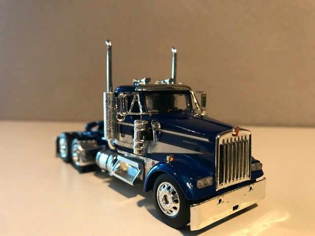 DCP 1/64 Kenworth W900 Chrome Curved Stacks for sale online | eBay