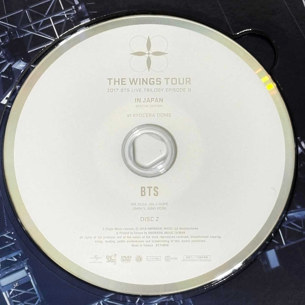 BTS 2017 The Wings Tour Live In Japan Taiwan Special Edition