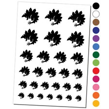 Stegosaurus the Spikey Dinosaur Temporary Tattoo Water Resistant Set Collection