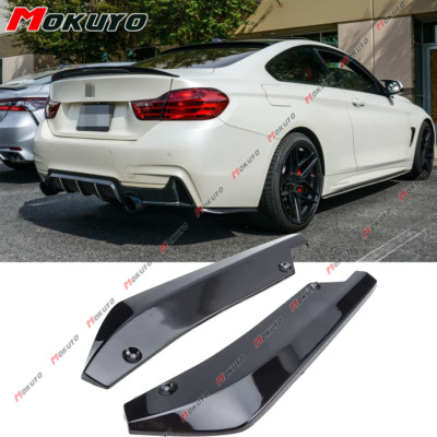 Racing Sport Black Rear Bumper Lip Spoiler Splitter For BMW 4 Series F32 F33 F36