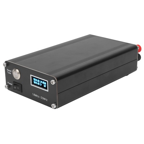Nowy tuner antenowy tester stopu aluminium typ C 1,8-30Mhz ATU-100 HAM 10V-15VDC - Zdjęcie 13 z 16