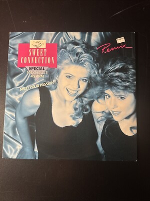 SWEET CONNECTION need your passion (RARE GERMAN BLOW UP SPLATTER WAX VINYL LP)