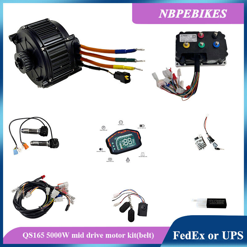 QS165 35H 72V 5000W middrive motor with ND72530 Fardriver QS165 35H 72V 5000W middrive motor with ND72530 Fardriver