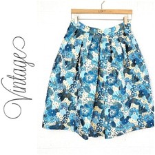 Vintage floral full skirt flare size 6