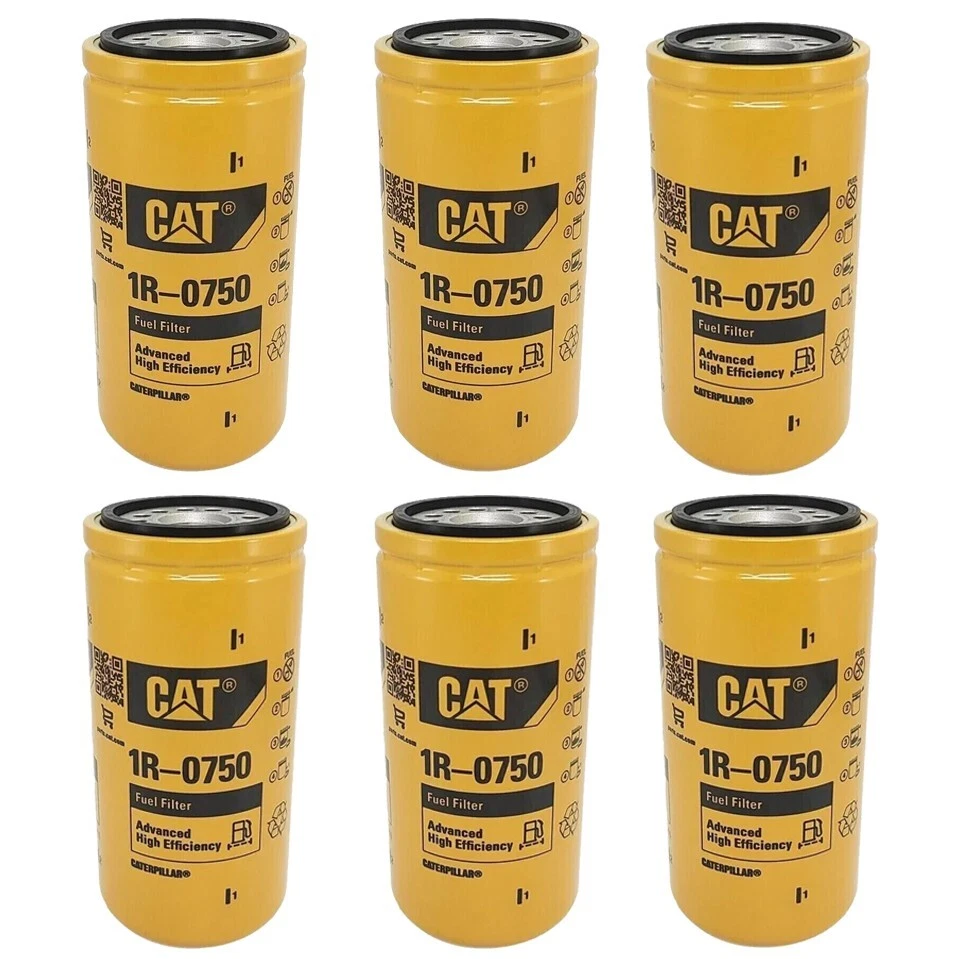 CAT 1R-0750 fuel filter sealed Duramax Genuine Caterpillar 1R0750 1r 0750 2 PACK - Image 2 of 2