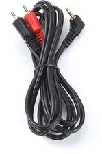 PAC Gold Plated High Quality 3.5-RCA6MM Pie Auxiliary Input Adapter Mini To RCA