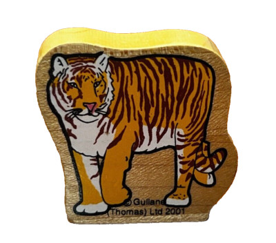 THOMAS The Train Wooden Railroad Accessories Animal 2001 TIGER EUC