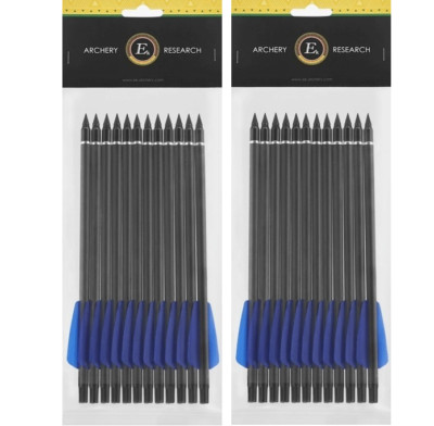 24 carbon bolts 7,5'' blue Cobra RX + ADDER, ORIGINAL Ek Archery + spareparts
