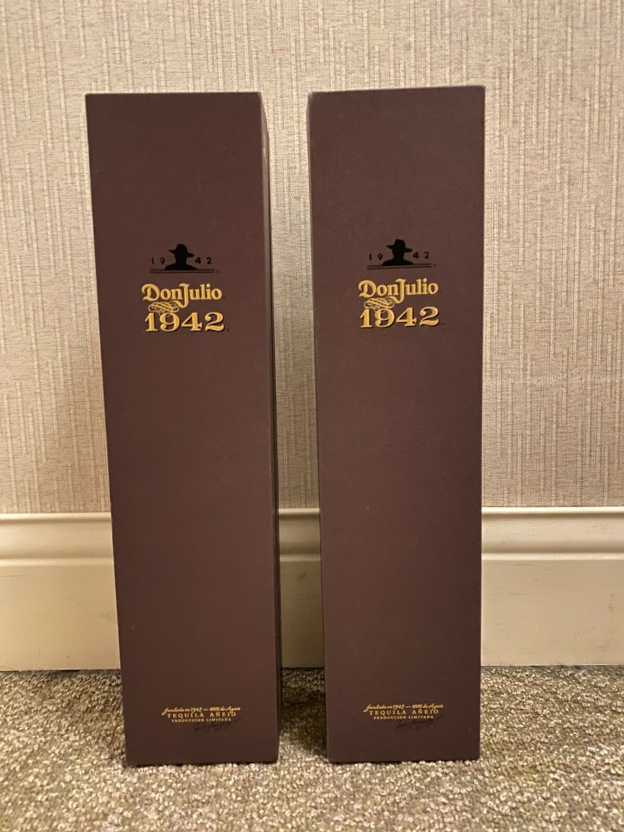 Lot of 2 - Don Julio 1942 Tequila - gift box only | eBay