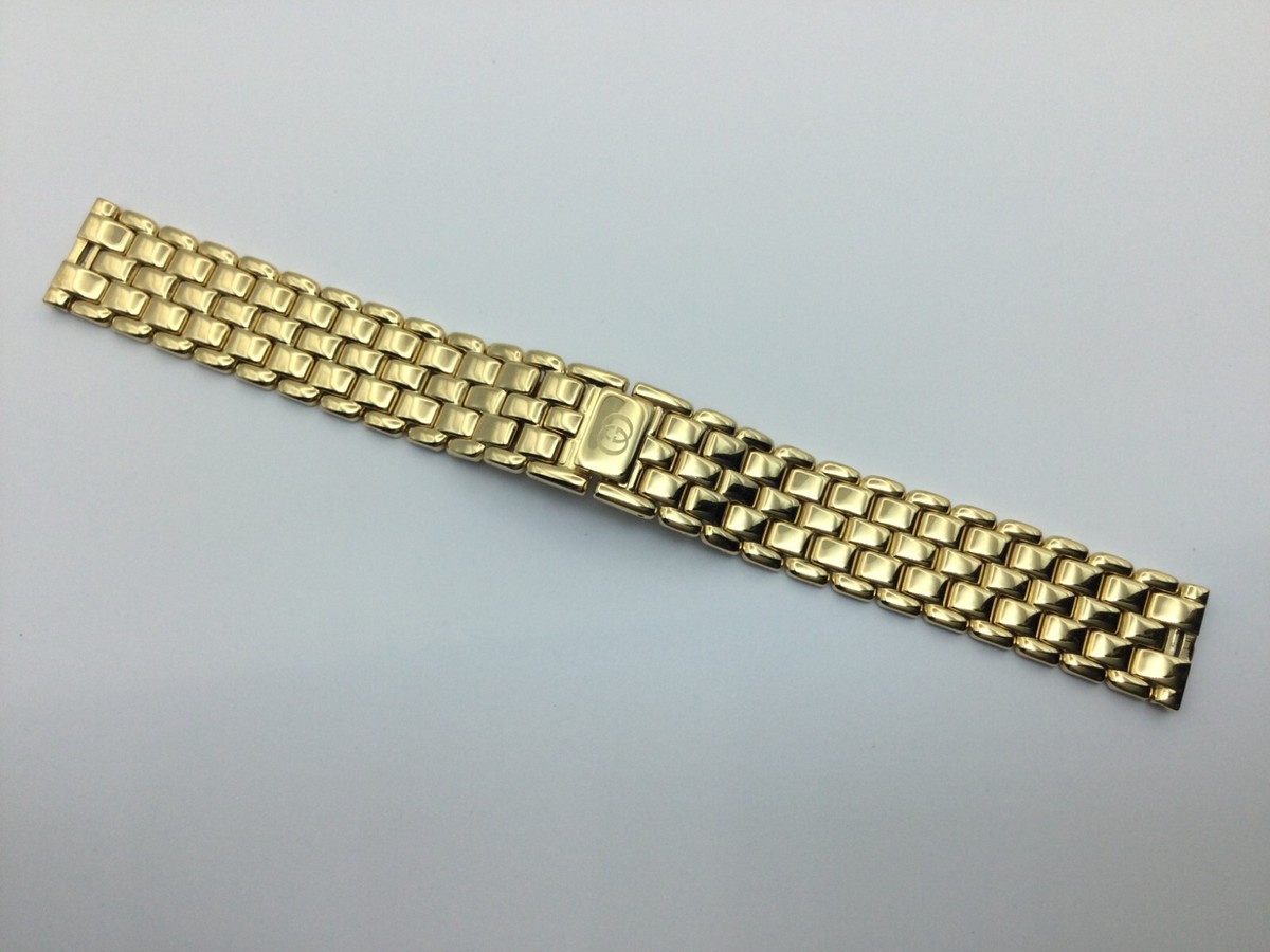 GUCCI ゴールドメッシュブレスレット Gucci Interlocking bracelet in yellow gold-toned metal | GUCCI® US