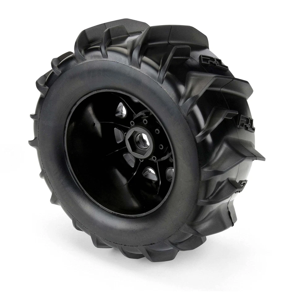 Pro-line Racing Dumont 3.8 Paddle MTD on Raid Blk 17mm F/R PRO1019210 RC Tire - Image 4 of 4