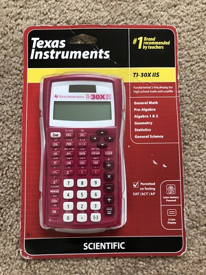 Texas Instruments TI-30X IIS 2-Line Scientific Calculator, Pink