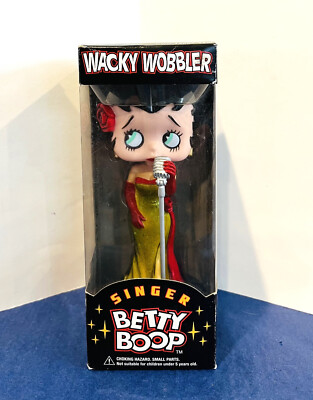 Glamorous Singer BETTY BOOP Gold n Red Dress 2010 Funko Wacky