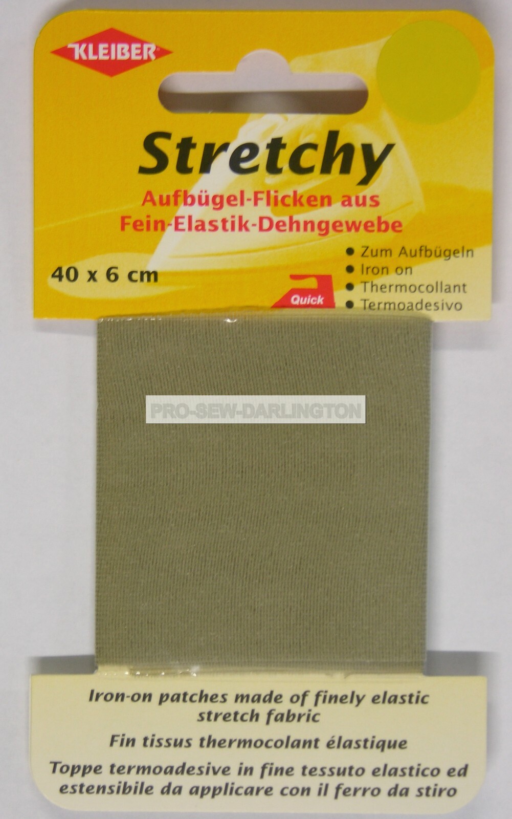 Ruban élastique Thermocollant - Kleiber - 40 X 6 Cm - Rose / Fuschia - Foto 5