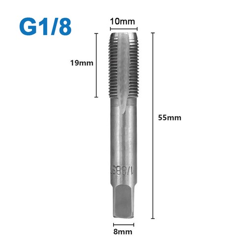Rohrgewindebohrer G1/8 G1/4 G3/8 G1/2 3/4 G1 Metallschraubgewinde Gewindebohrer - Bild 12 von 18